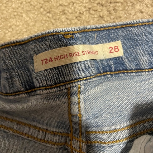 levi’s high rise straight jeans - Picture 3 of 3